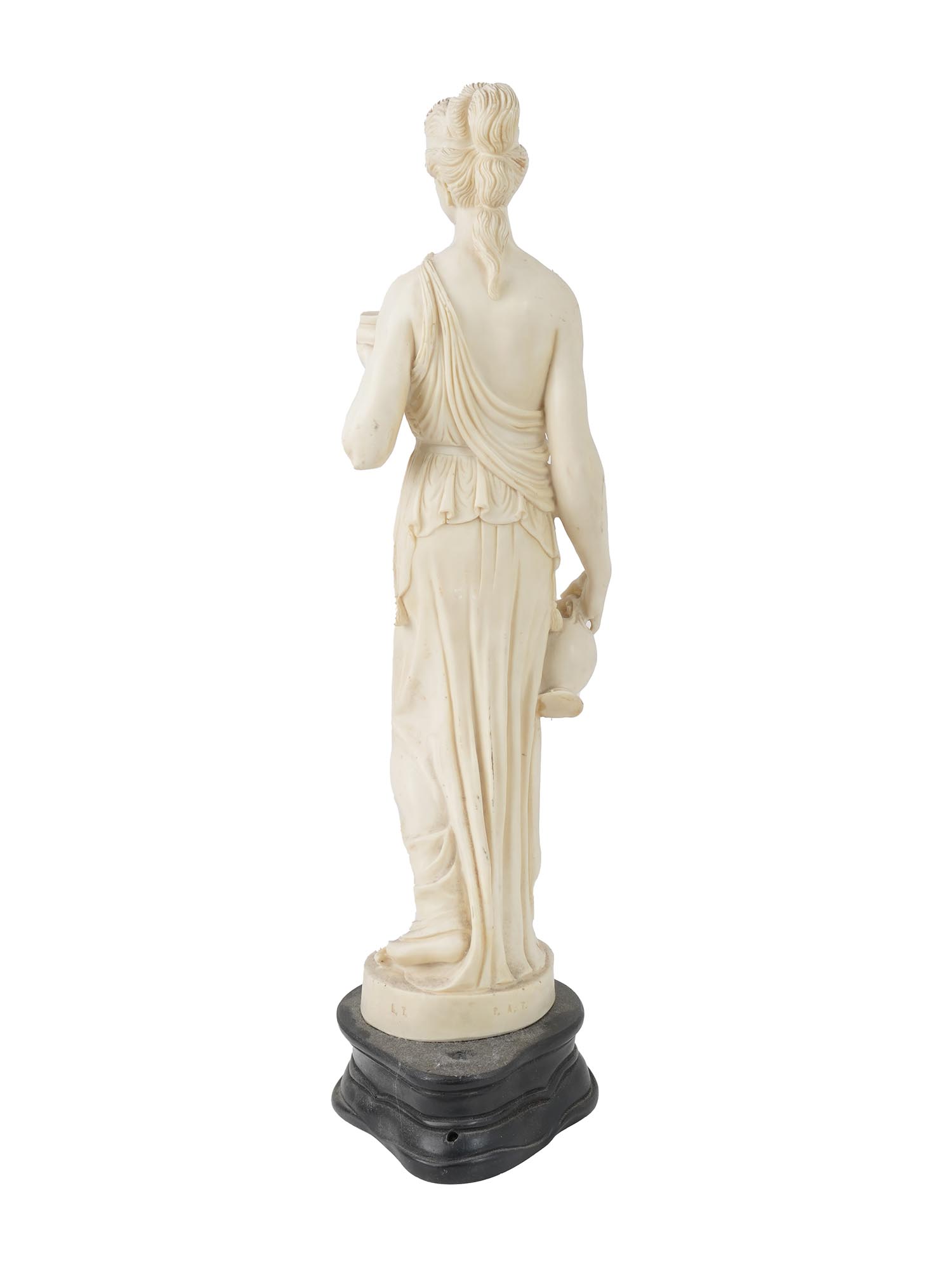 VINTAGE COMPOSITE STATUE HEBE IN NEOCLASSIC STYLE PIC-4